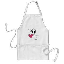 Music Is Love Apron