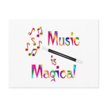 Music is Magical Postcard