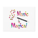 Music is Magical postcards
