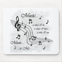 Music Is Me mousepads by broadhead077 Music Is Me mousepads