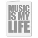 Music Is My Life - Emo Alternative Grunge Rock cards by RAWRoutloud Music Is My Life - Emo Alternative Grunge Rock cards