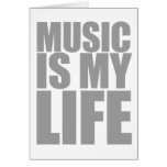 Music Is My Life - Emo Alternative Grunge Rock cards