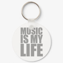 Music Is My Life - Emo Alternative Grunge Rock keychains