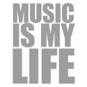 Music Is My Life - Emo Alternative Grunge Rock t-shirts by RAWRoutloud Music Is My Life - Emo Alternative Grunge Rock t-shirts