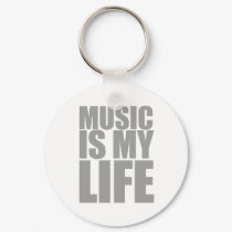 Music Is My Life keychains
