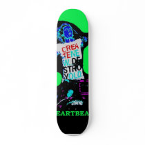 MUSIC IS THE HEARTBEAT SKATEBOARDS