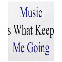 Music Is What Keeps Me Going flyers
