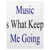 Music Is What Keeps Me Going letterhead