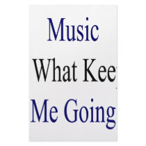 Music Is What Keeps Me Going stationery