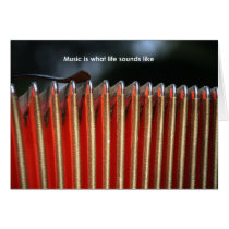 Music is what life sounds like cards