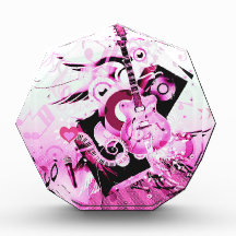 Music Journey,Pink_ Acrylic Award