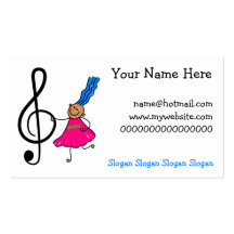Music Kid Business Card Template
