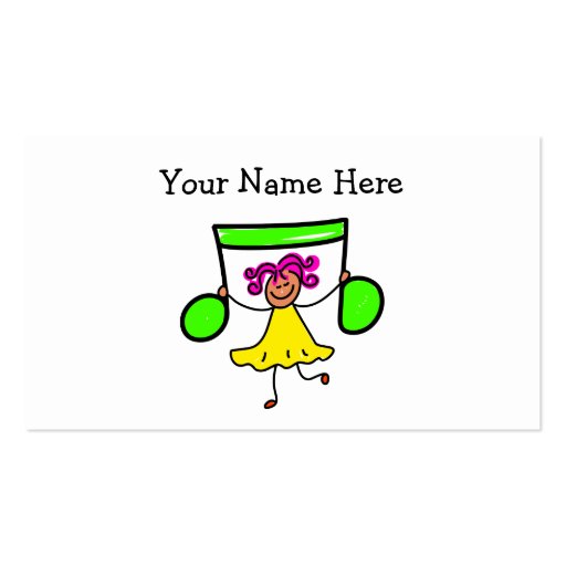 Music Kid Business Card Templates (front side)