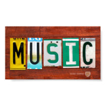 Music License Plate Art Poster Print posters