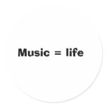 Music = life sticker