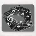 Music Lips Mousepad