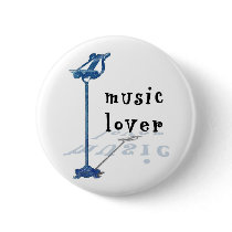 Music Lover buttons by evisionarts Music Lover buttons
