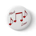 Music Lover buttons