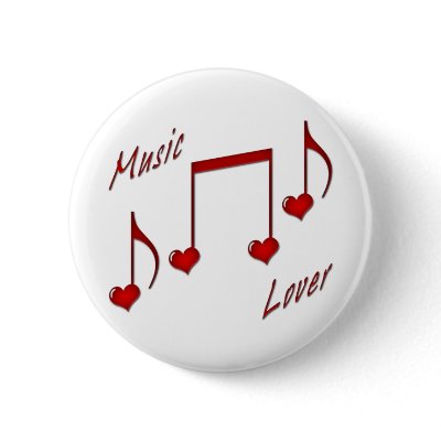 Music Lover buttons