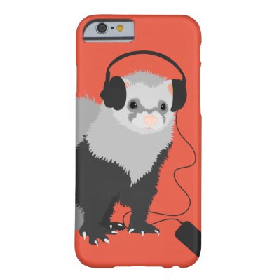 Music Lover Ferret Barely There iPhone 6 Case