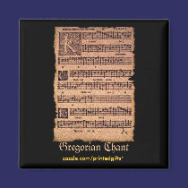 MUSIC LOVER Gregorian Chants History Magnets magnets