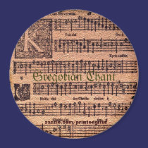 MUSIC LOVER Gregorian Chants History Magnets magnets