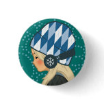 Music Lover (Headphones Girl) v.2 Button buttons