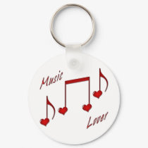 Music Lover Keychain