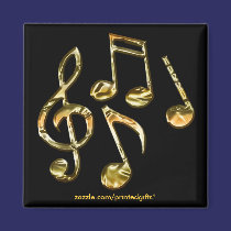 MUSIC LOVER Music Note Magnets magnets