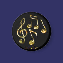 MUSIC LOVER Music Note Magnets magnets