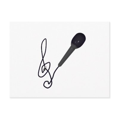 music lover postcards