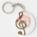 Music Lovers 2 Key Chain