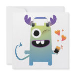 music lovin monster dude custom invite