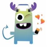 music lovin monster dude photo sculptures