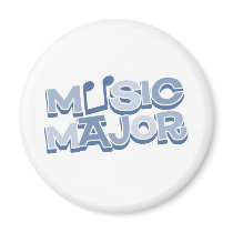 Music Major Blue - Customized magnets