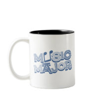 Music Major Blue - Customized mugs