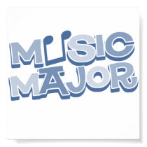 Music Major Blue - Customized posters