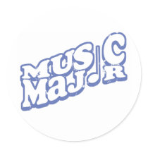 Music  Major Blue - Customized stickers