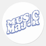 Music  Major Blue - Customized Stickers