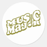 Music Major Bronze - Customized Stickers