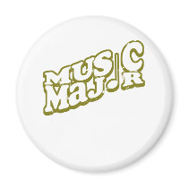 Music Major Bronze magnets