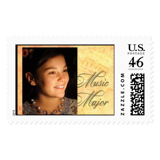 Music Major Graduation Stamps