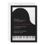 Music Major Grand Piano Graduation Announcement