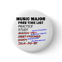 Music Major List - Girl buttons