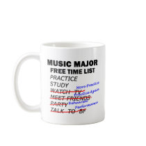 Music Major List - Girl mugs