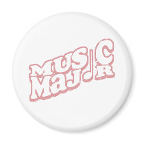 Music Major Pink - Customized magnets