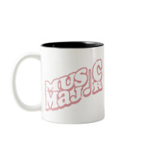 Music Major Pink - Customized mugs