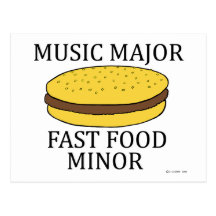 Music Major Postcards