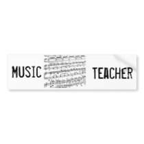 Music Major/Student/Teacher Bumper Stickers