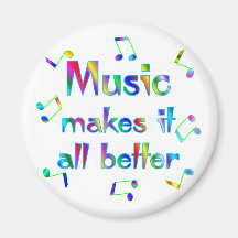 Music Makes it Better Magnets